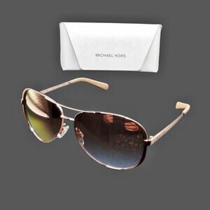MICHAEL KORS PILOT ROSE GOLD CHELSEA 59MM SUNGLASSES